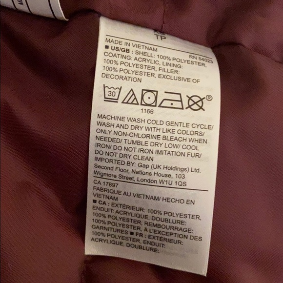 Gap Vest with Fur Trim Hood - Picture 6 of 6